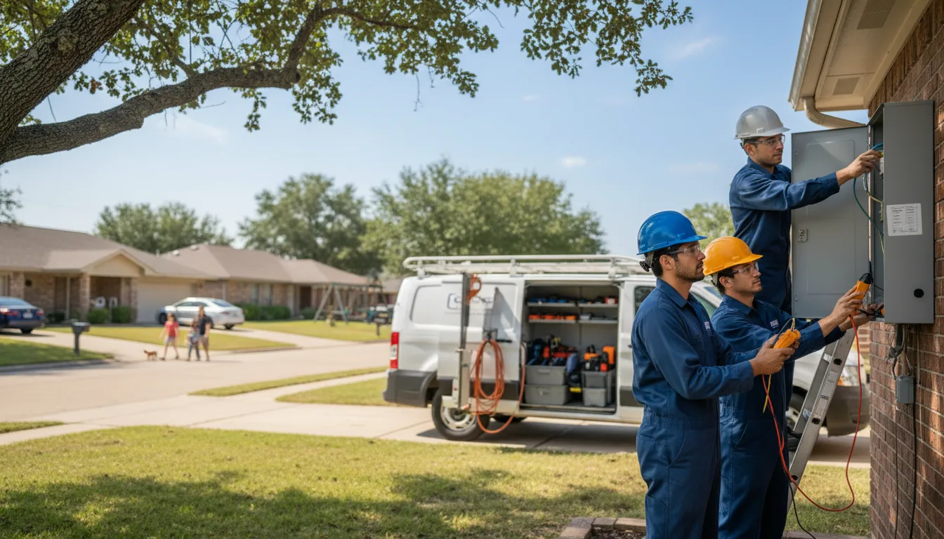 Certified electrician providing emergency electrical services in Medanales, NM
